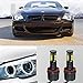 Wisamic 2x H8 120W CREE LED Halo Headlight Bulbs 6500K Angel Eyes for BMW E60 E61 E70 E87 E90 E92 E93 X5 (2 Pack)