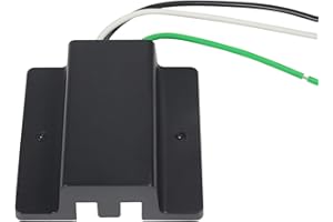 J.LUMI RAC6006 H Track Floating Canopy Connector, Compatible with Halo Track System, 120V 20A, Black, UL Listed