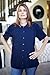 Post Surgery Mastectomy Shirts with Drain Pockets - Premium Cotton Post Mastectomy Shirts for Women - Mastectomy Recovery Must Haves - (Navy/Small)