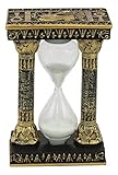 Ebros Egyptian Gods Eye Of Horus And Ankh Hieroglyphic Column Sand Timer Desktop Figurine 6