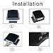 Topfit Model X Car Center Console Drawer Storage Box Glasses Box Customized for Tesla Trash Can (for Model X Rear Box)