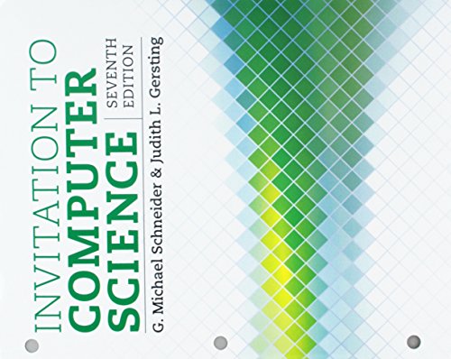 Bundle: Invitation to Computer Science, Loose-Leaf Version, 7th + LMS Integrated for MindTap Computing, 1 term (6 months) Printed Access Card
