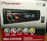 PIONEER DEH-X1810UB AM/FM CD RDS CAR STEREO RECEIVER NEW