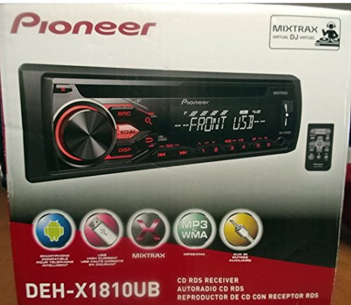 PIONEER DEH-X1810UB AM/FM CD RDS CAR STEREO RECEIVER NEW