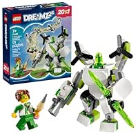 LEGO DREAMZzz Z-Blob's Robot and Vehicle Adventures Robot Toy Building Kit - Mech Suit Set for Kids, Boys and Girls, Ages 7+ - 19 Rebuild Options for Pretend Play - Gift Idea for Birthday - 71487
