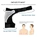 Shoulder Stability Brace Adjustable Shoulder Support with Pressure Pad, Light Breathable Neoprene Rotator Cuff Shoulder Support for Sport, Dislocated AC Joint, Labrum Tear, Shoulder Pain - Left