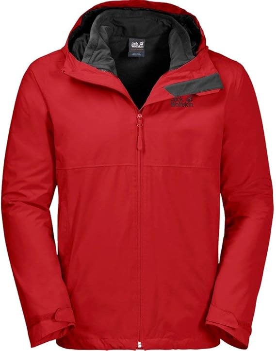 Jack Wolfskin Men's Norrland 3IN1 Waterproof Insulated Jacket Amazon.co.uk Clothing