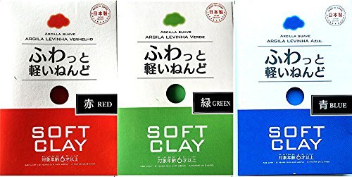 Soft Clay ( red , green , blue )