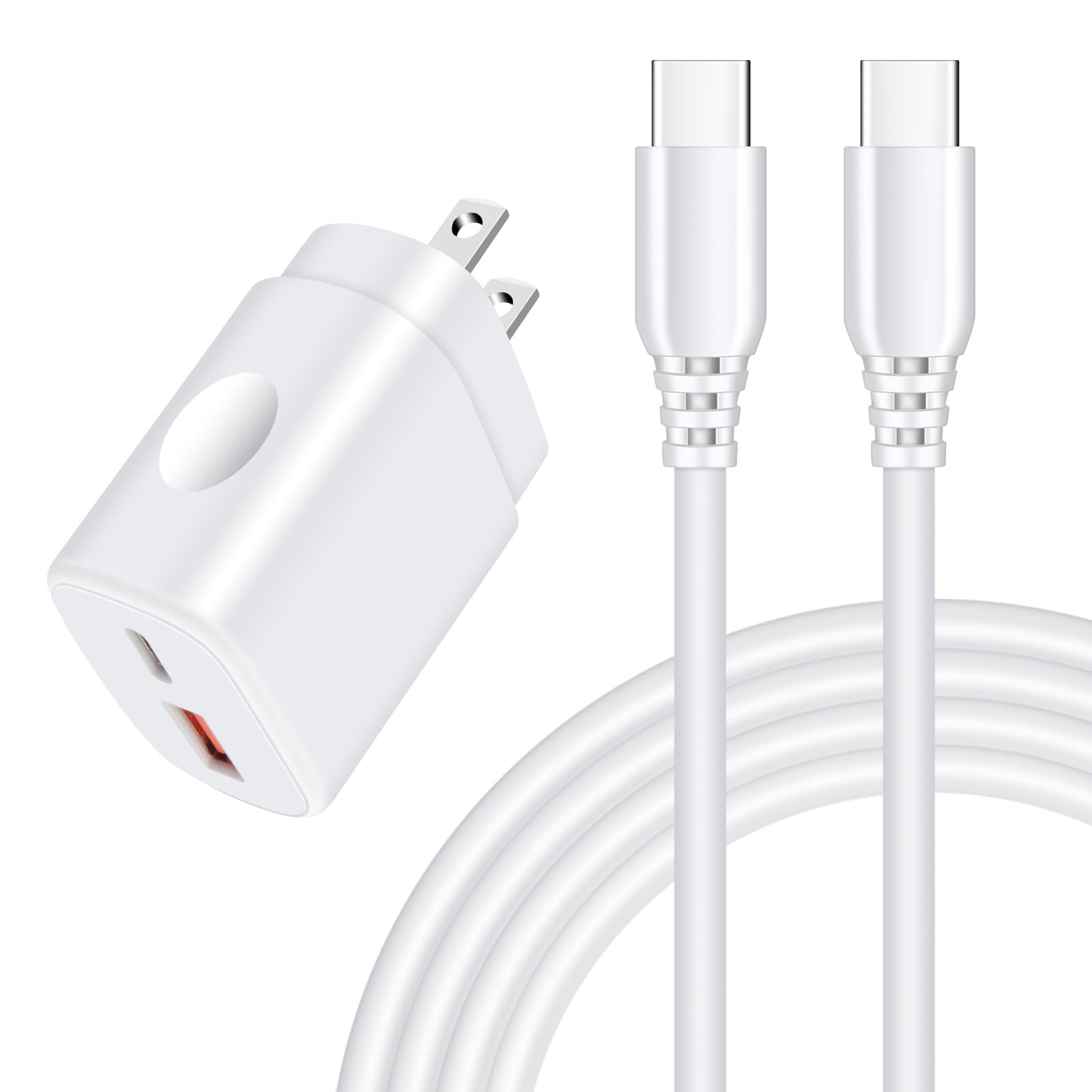 Photo 1 of 25W A36 Fast Charger Cable Type C for Samsung Galaxy A17 A36 A26 A56 A16 5G A15 A35 S25 Ultra S25+ A25 A55 A14 S24, for Samsung Charger Cord 60W USB C to C Charging Cord USB A & C Wall Charging Block
