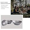 iBasingo-Titanium-Bowls-Plates-Ultralight-Single-Walled-Bowl-Dishes-Set-Camping-Dinnerware-Outdoor-Tableware-Kitchen-Utensils-Cookware-Mess-Kit-for-Food-Fruit-Sauce-with-Carry-Bag iBasingo Titanium Bowls Plates Ultralight Single-Walled Bowl Dishes Set Camping Dinnerware Outdoor Tableware Kitchen…