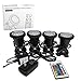 Pond Lights Remote Control Submersible Lamp [Set of 4] IP68 Underwater Aquarium Spotlight 36-LED Multi-color Decoration Landscape Lamp for Swimming Pool Fish Tank Fountain Water Rockery Grass Land