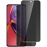 VIESUP for Motorola Moto G84 6.5" Privacy Screen Protector, [2pack] Anti-spy Anti-Scratch Easy Install Tempered Glass for Motorola Moto G84