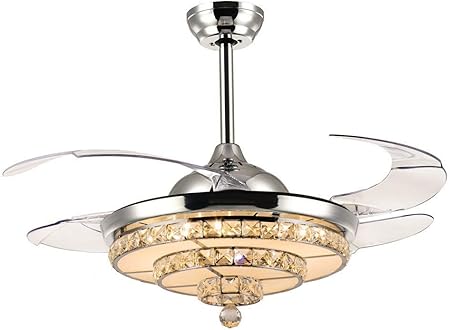 Lighting Groups Retractable Ceiling Fans With 4 Blades And Lights