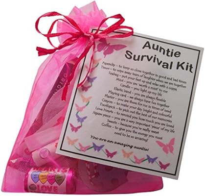 Regalo Natale Zia.Auntie Kit Di Sopravvivenza Grande Regalo Per Compleanno Natale O Semplicemente Perche Zia Regalo Auntie Regali Regalo Per Zia Zia Per Zia Amazon It Casa E Cucina