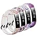 Baaletc Silicone Rubber Replacement Accessory Band/Wristband Bracelet Strap with Buckle for Fitbit Alta/HR/Ace Fitness Tracker（Large Size