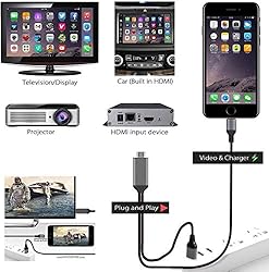 Lightning to HDMI Cable Adapter Compatible with