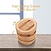 Bluetooth Speaker with Wireless Charger, BROJEN Qi-Standard Wireless Charge Pad Compatible iPhone Xs/XS Max/XR/X/8/Plus, Samsung S9/S9+/S8/S8+/S7/Note 8 and Other Qi-Enabled Devices (Wooden, Wooden)
