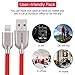 Lightning Cable, Sheepam 2Pack 6FT iPhone Charger Cable Data Sync and Fast Charging Cord Compatible with iPhone X/8/7/7 Plus/6s/6s Plus/6/6 Plus/5/5S/5C/SE/iPad and iPod -Red