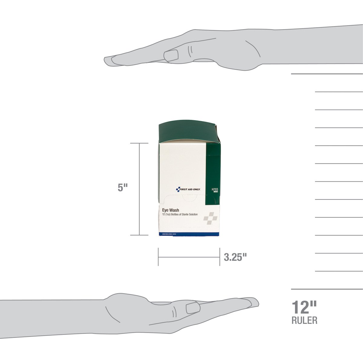 First Aid Only 1 oz. Eyewash Bottle, 12 per box (H703): Industrial & Scientific