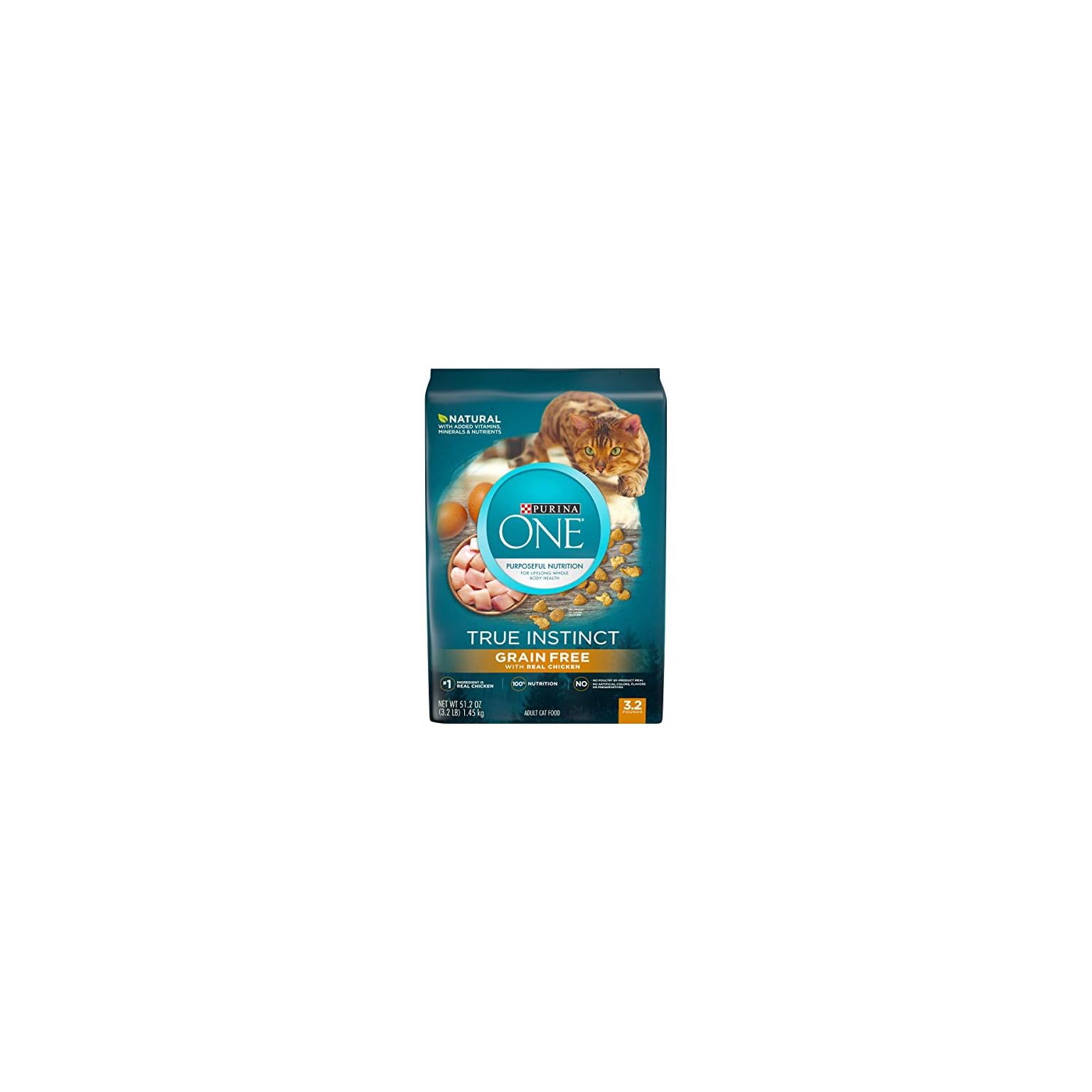 Purina ONE True Instinct Grain Free High Protein, Natural Formula Adult
