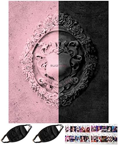 YG Blackpink - Kill This Love [Pink+Black ver. Set] (2nd Mini Album) CDs, 52p Photobook, Lyrics Book, 4Photocards, Polaroid Photocard, Sticker Set, On Pack Poster, Folded Poster, Extra Gifts(by KS&E)