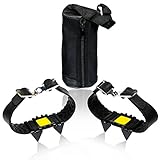 Duke Anti-Slip Shoes Ice Gripper Cleats Crampons With Pouch Carabiner