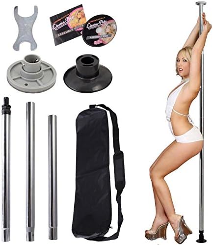 Custpromo Removable Dancing Pole Kit Portable Fitness Exercise Club Party Dancing Pole