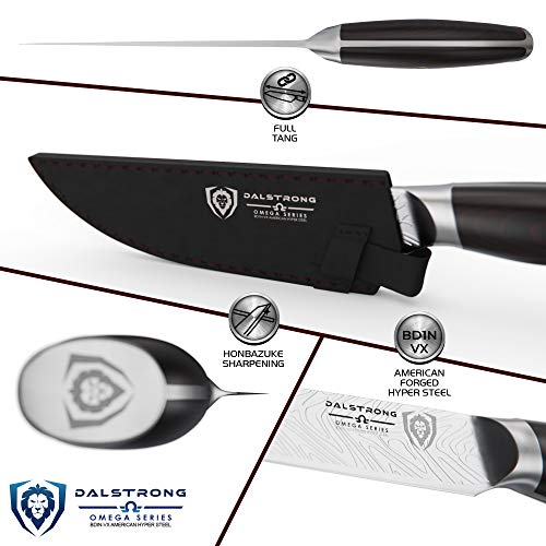 DALSTRONG Steak Knife Set 4 Piece 5 inch Blade Omega Series