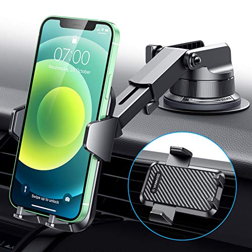 [2022 Upgraded] VANMASS Car Dashboard Phone Holder Mount [Super Suction
