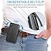 Comsoon iPhone Xs Max Case Holster, [Heavy Duty Protection][Belt Clip][Kickstand] 2 in 1 Slim Hard Shell Cover with 180 Degree Swivel Belt Clip Holster for Apple iPhone Xs Max 6.5 inch 2018 (Black)
