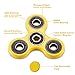 Fidget Spinner, [2 pack] iVoler Hand Spinner EDC Toy Tri-Spinner Ultra Durable Bearing Non-3D printed Fidget Focus Novelty Toy (Yellow)