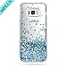 Galaxy S8 Plus Case, Caka Galaxy S8 Plus Glitter Case Luxury Fashion Bling Flowing Liquid Floating Sparkle Glitter Soft TPU Case for Samsung Galaxy S8 Plus (Blue)