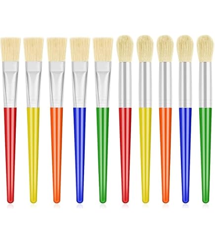 30 pinceles de pintura a granel, pequeños pinceles de pintura con parte superior plana, pincel acrílico, pincel de pintura al óleo para el aula para 30 pinceles de pintura a granel, pequeños pinceles de pintura con parte superior plana, pincel acrílico, pincel de pintura al óleo para el aula para