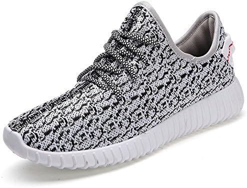 TiAnge Mens Womens Unisex Couple Casual Fashion Sneakers Breathable Athletic Running Shoes Gray 41