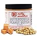 Nutty Novelties Butterscotch Peanut Butter - High Protein, Low Sugar Healthy Peanut Butter - All-Natural Peanuts Free of Cholesterol, Preservatives & Salt - 15 Ounces