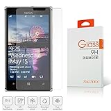 Nacodex Premium Real Tempered Glass Film Screen Protector For Nokia Lumia 925 - Protect Your Screen From Scratches - Retail Package - Ultra thin｜2.5D Border