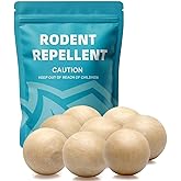 LEBMP Rodent Repellent Indoor, Mouse Repellent, Mice Repellent Indoor, Rat Repellant, Peppermint Mice and Rat Deterrent to Keep Rodents Away from Nesting, Covers 60 sq. ft, Safe for Kids & Pets-8P