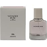 Zara Wonder Rose Eau de Toilette 30 ml (1.0 fl. oz.) for Women Fruity Floral Perfume with Peach Red Berries Jasmine and Coconut Vanilla Cream