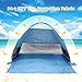 Gupamiga Beach Tent,Pop Up Windproof Beach Tent,UPF 50+ Anti UV Instant Portable Tent Sun Shelter,Fit for 2-3 Persons Outdoor Camping Hiking Fishing