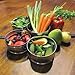 Rome 4-tier Round Tiffin - stainless steel, One Size, Gray