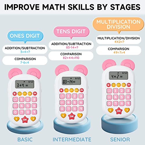 Electronic Math Game for Kids Ages 4+, Addition, Subtraction