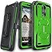 LG Stylo 3 / LG Stylo 3 Plus Case, COVRWARE [Aegis Series] w/ Built-in [Screen Protector] Heavy Duty Full-Body Rugged Holster Armor Case [Belt Swivel Clip][Kickstand] For LG Stylo 3 / LS777, Green