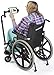 Displays2go iPad Wheelchair Mount, Rotating and Tilting, Universal Bracket, Extendable (IPBYSATO10)