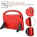 All-New Fire HD 10 2019/2017 Tablet Case - TIRIN Light Weight Shock Proof Handle Stand Kids Friendly Case for Fire HD 10.1 Inch Tablet (9th/7th Generation, 2019/2017 Release), Red