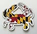 Maryland FLAG Blue Crab Car Refrigerator OUTDOOR Magnet 3