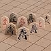 Yellow Mountain Imports Folding Wooden Shogi Japanese Chess Game Set - 12.5 Inches