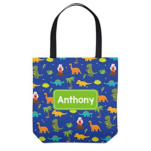 Dinosaur Tote Bag Personalized bag Colorful Dinosaur