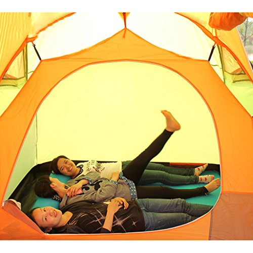 HR Zelt Outdoor 3–4 Personen Familie Wild Camping Spring Tour by Auto, Strand Zelt Outdoor Freizeit Zelt Schatten… – Bild 5