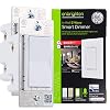 Enbrighten Z-Wave Smart Rocker Light Dimmer with QuickFit and SimpleWire, 3-Way, Works with Alexa, Google Assistant…