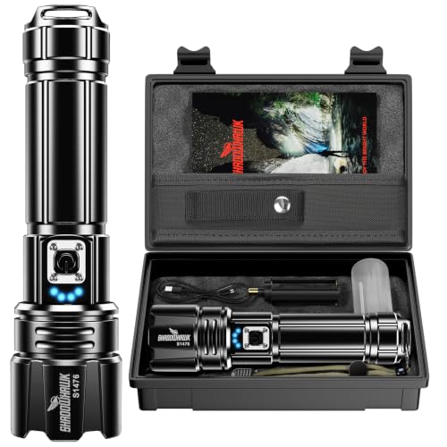Flashlight 10000 High Lumens Rechargeable 30W Super Bright LED Flash Light
